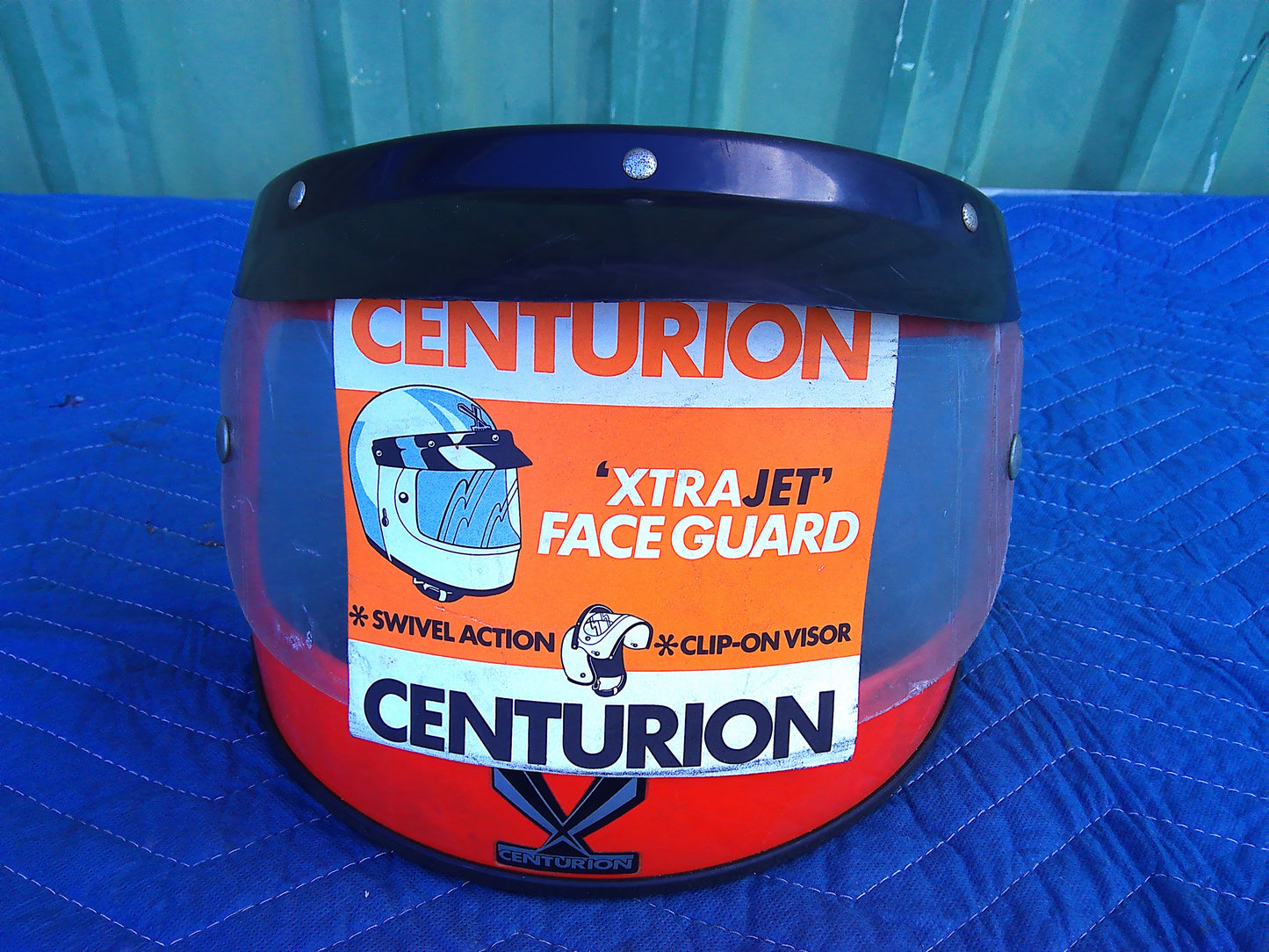 Vintage Centurion 'XtraJet' helmet face cover