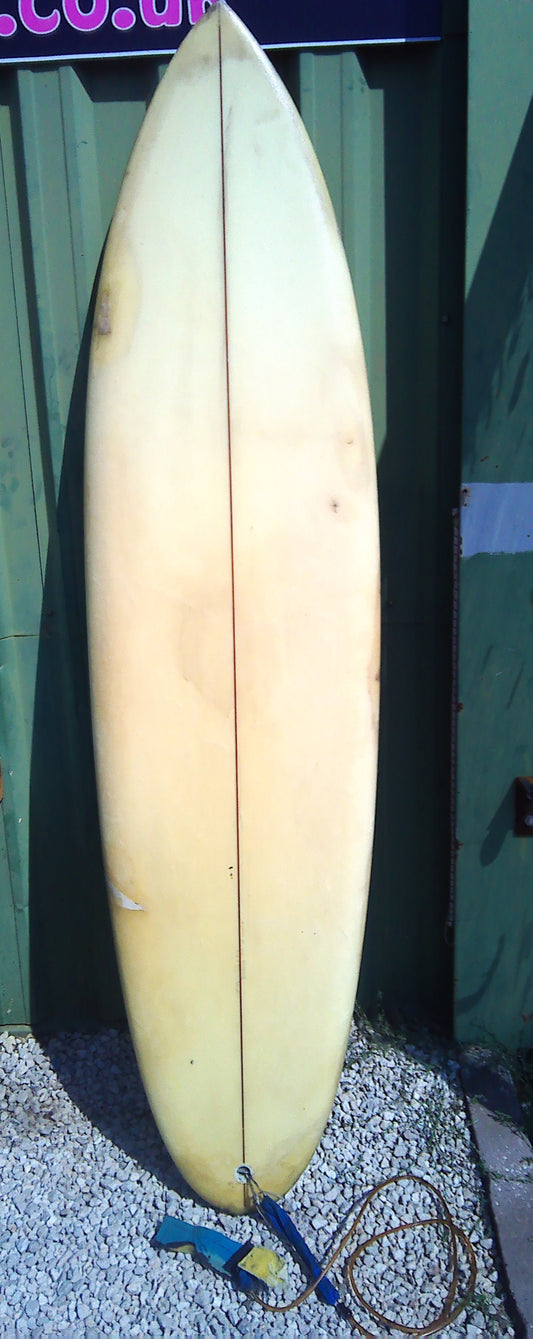 Vintage Fibreglass 7ft Surfboard