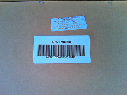 Vintage Budweiser pub mirror sign