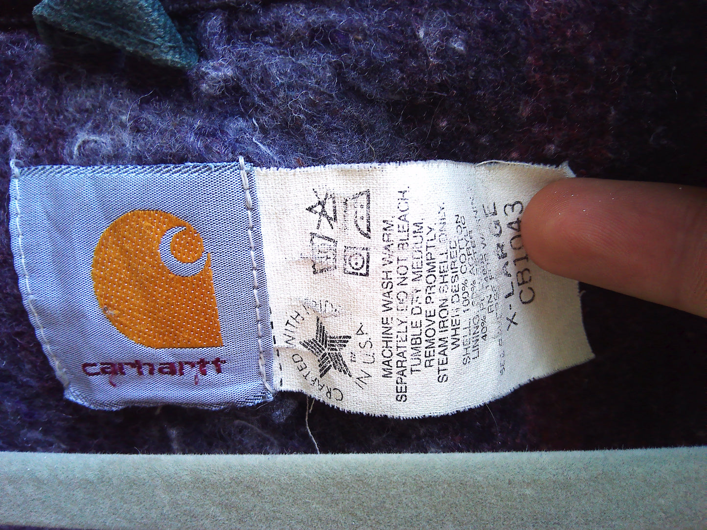 Olive Carhartt Chore Coat X-Large
