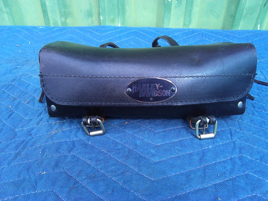 Genuine leather Harley Davidson motorcycle tool bag