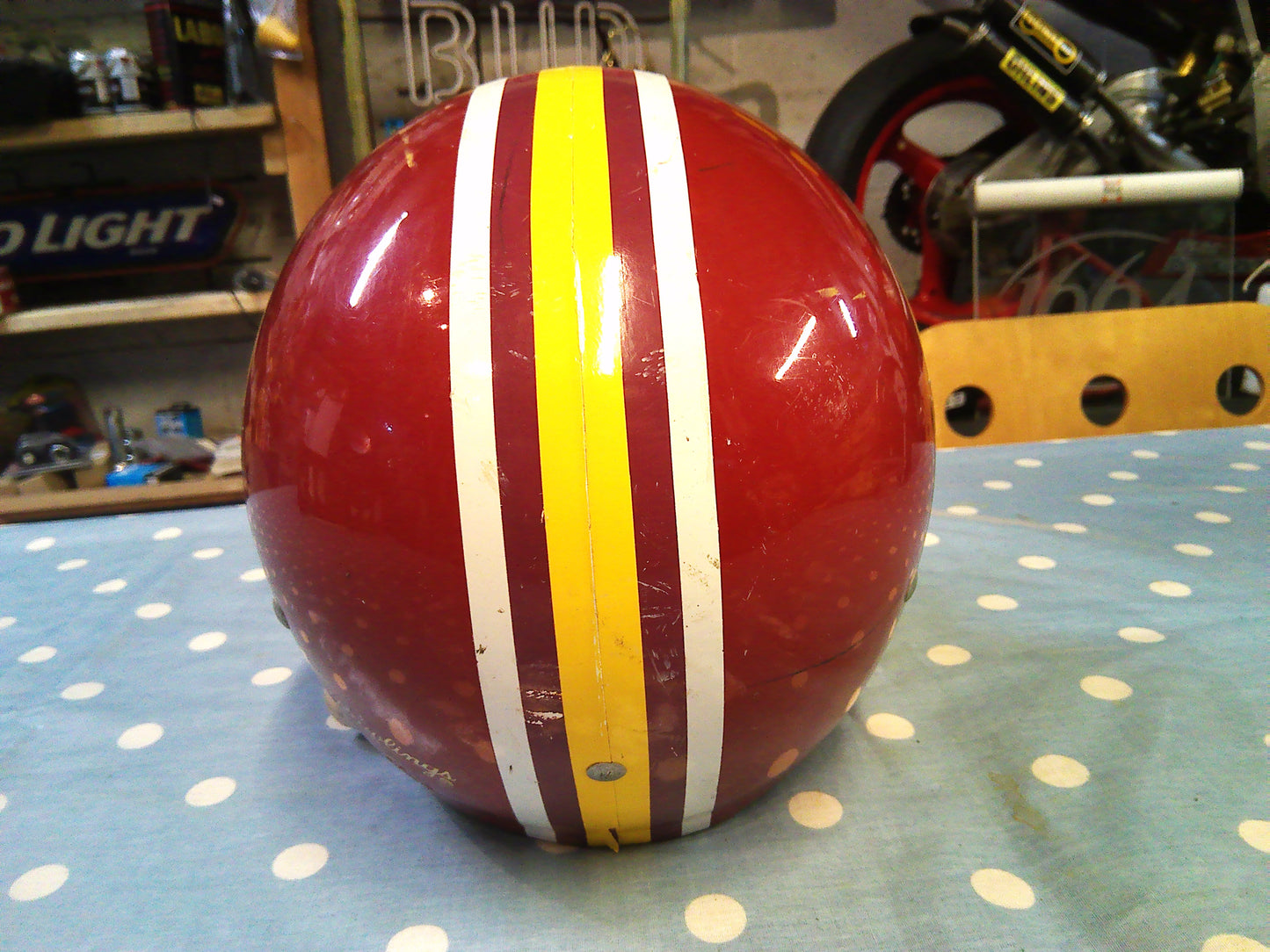 Vintage genuine NFL Washington Redskins player helmet