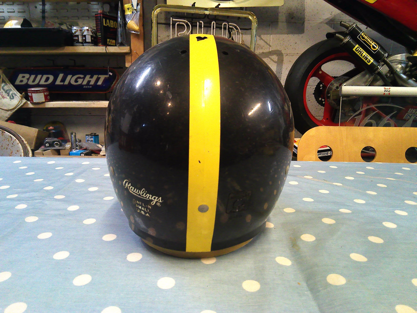 Vintage genuine NFL Pittsburgh Steelers player helmet