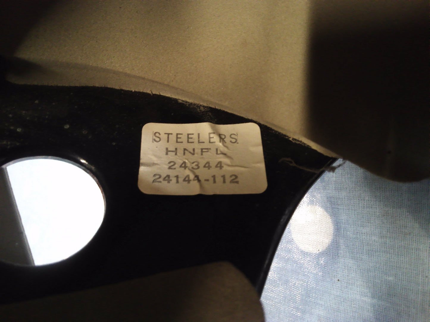 Vintage genuine NFL Pittsburgh Steelers player helmet