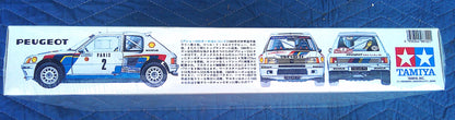 NOS Sealed Tamiya Peugeot 205 Turbo 16 Works Rally Car 1:24 model