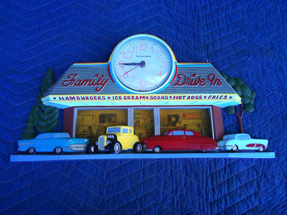 Vintage Coca Cola Burwood Family Drive In Quartz decorative clock