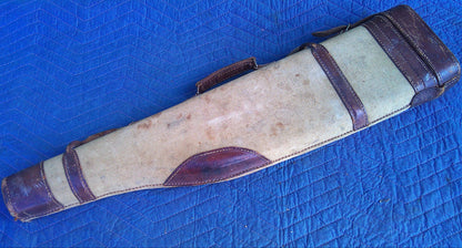 P. Boisnard Vintage leather/ canvas rifle case