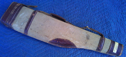 P. Boisnard Vintage leather/ canvas rifle case