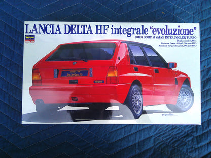 Vintage Hasegawa Lancia Delta HF Integrale 'Evoluzione' model kit