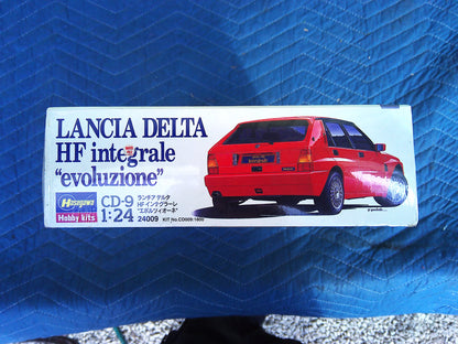 Vintage Hasegawa Lancia Delta HF Integrale 'Evoluzione' model kit