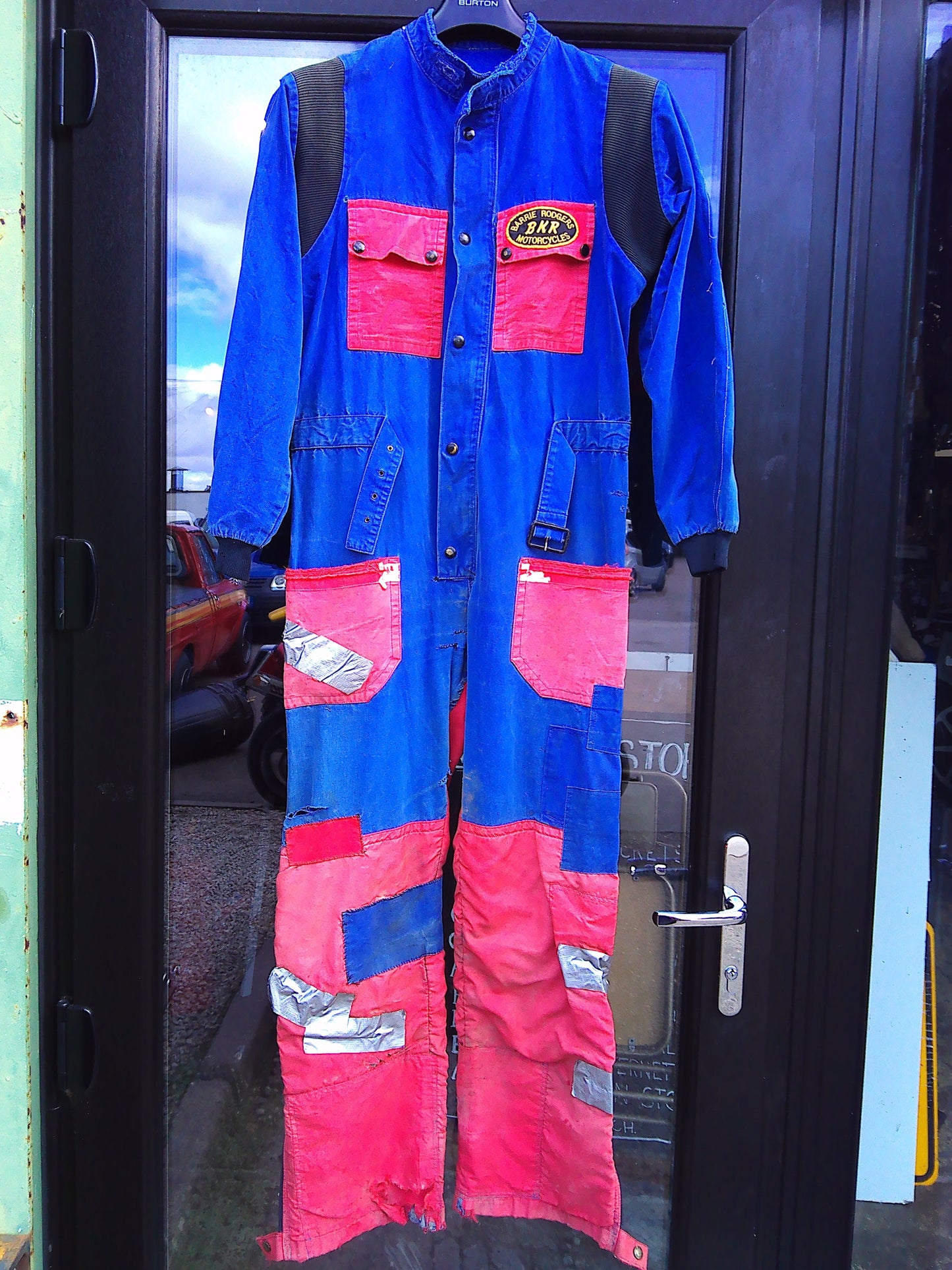 Barrie Rodgers Motorcycles workshop overalls