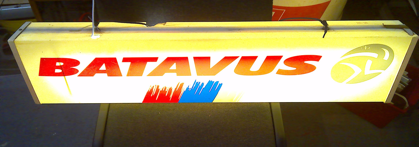 Vintage Batavus light up sign