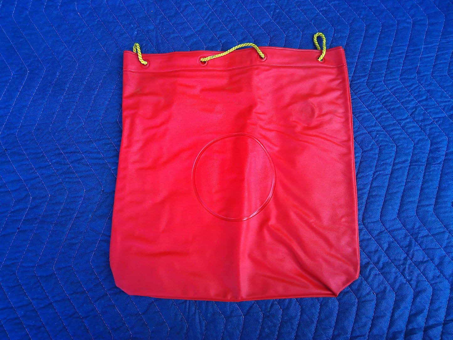 NOS Red/blue Simson vinyl drawstring bag
