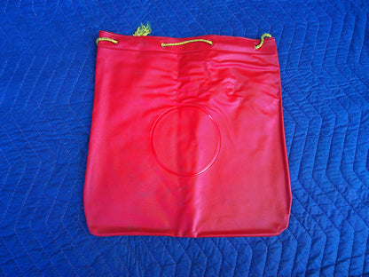 NOS Red/blue Simson vinyl drawstring bag