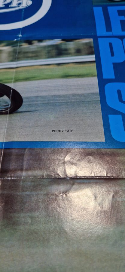 NOS VINTAGE 1965 TRIUMPH "LET THE POWER SPEAK" POSTER