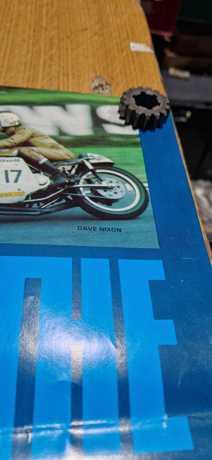 NOS VINTAGE 1965 TRIUMPH "LET THE POWER SPEAK" POSTER