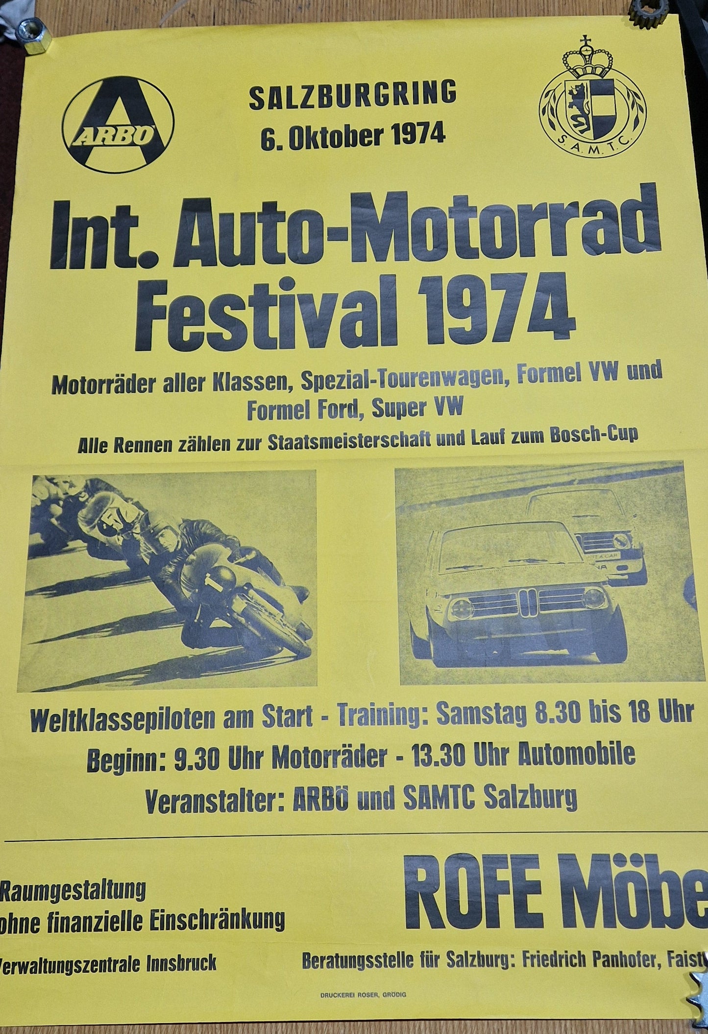 NOS 1974 VINTAGE INTERNATIONAL CAR AND MOTORCYCLE FESTIVAL SALZBURGRING