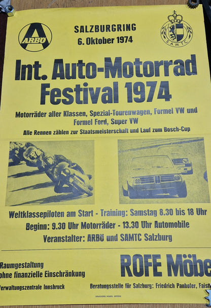 NOS 1974 VINTAGE INTERNATIONAL CAR AND MOTORCYCLE FESTIVAL SALZBURGRING