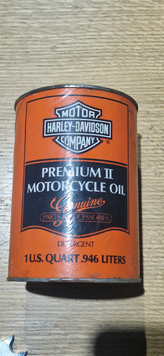 RARE VINTAGE 80'S HARLEY DAVIDSON OIL CAN SAE 50