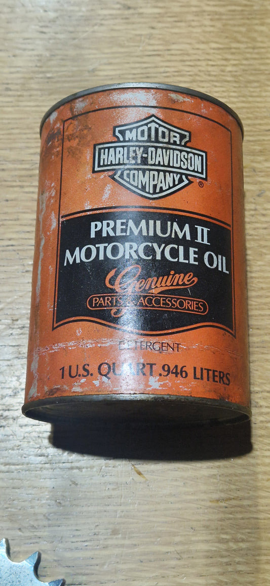 RARE VINTAGE 80'S HARLEY DAVIDSON OIL CAN SAE 60