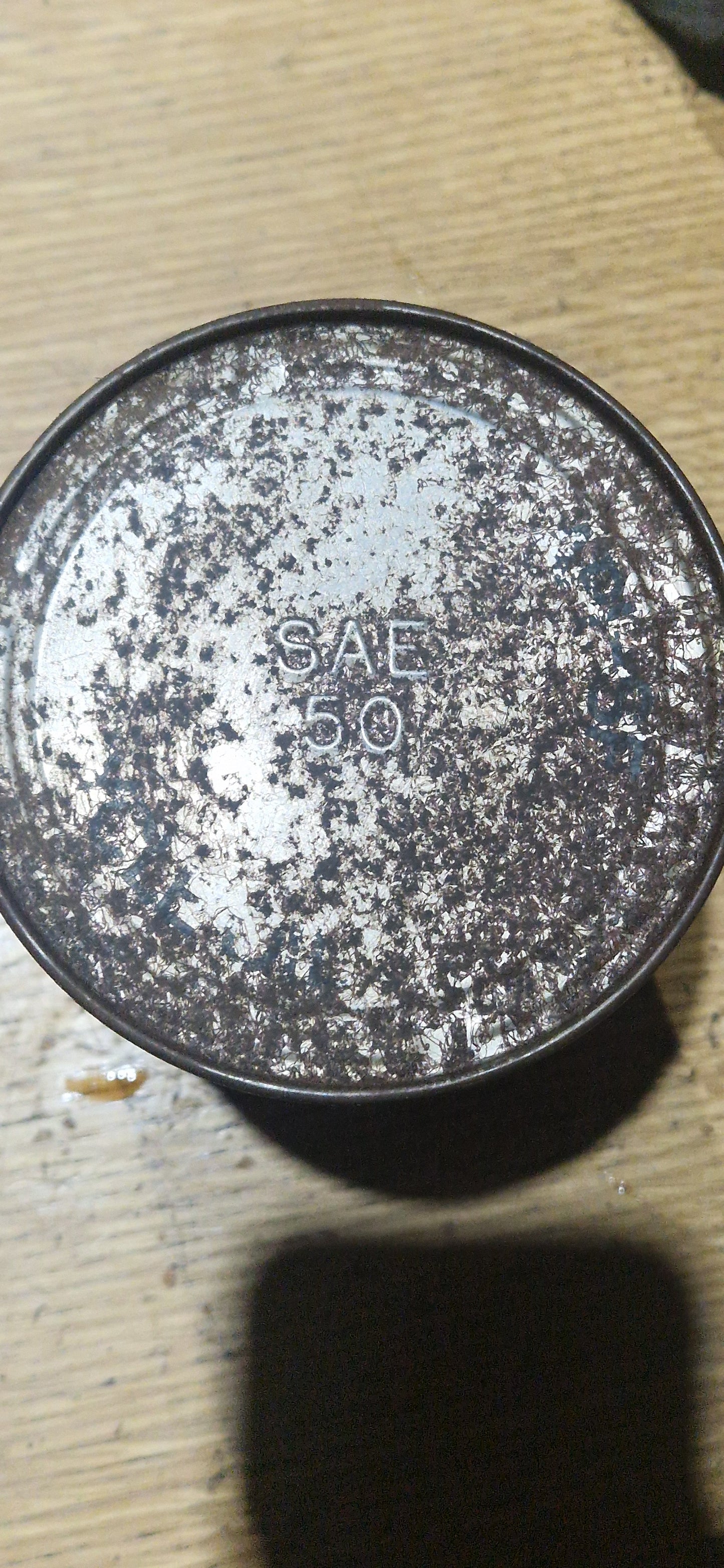 RARE VINTAGE 80'S HARLEYDAVIDSON OIL CAN SAE 50