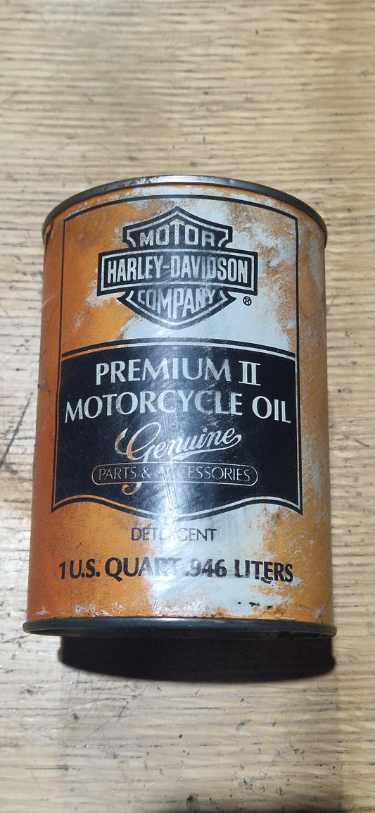 RARE VINTAGE 80'S HARLEY DAVIDSON OIL CAN SAE 50