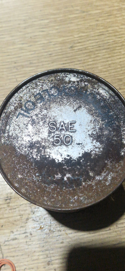 RARE VINTAGE 80'S HARLEY DAVIDSON OIL CAN SAE 50