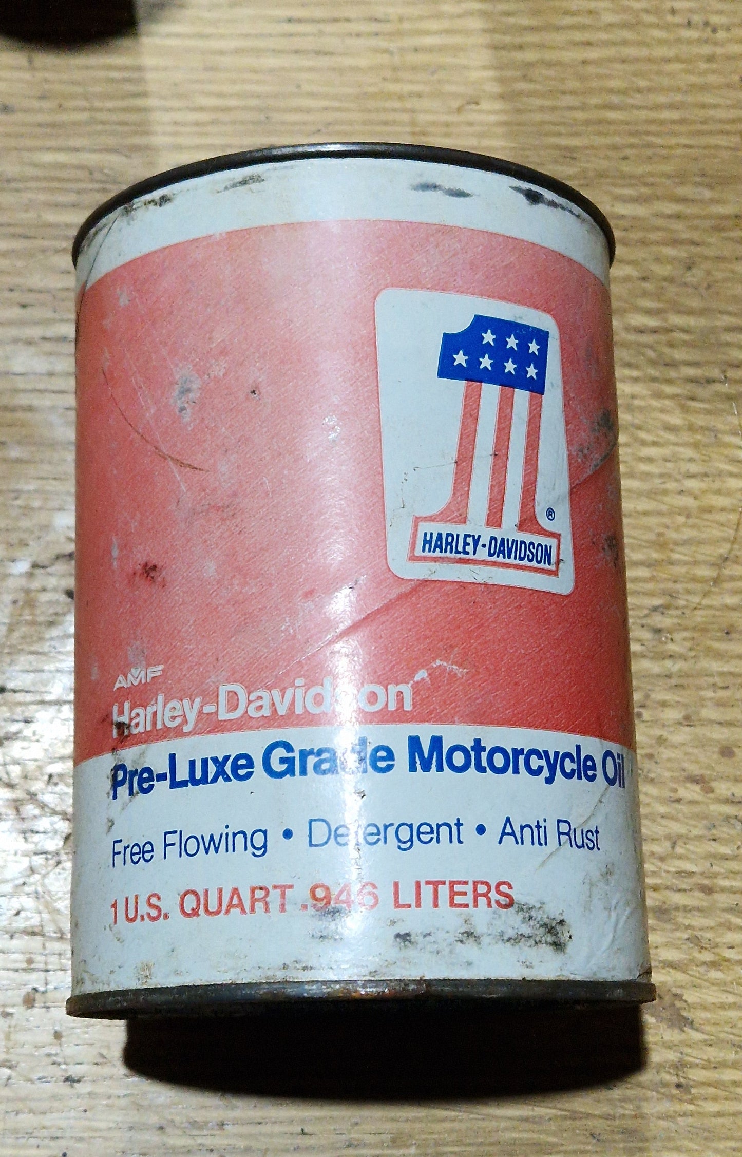 RARE VINTAGE 70'S HARLEY DAVDSON OIL CAN