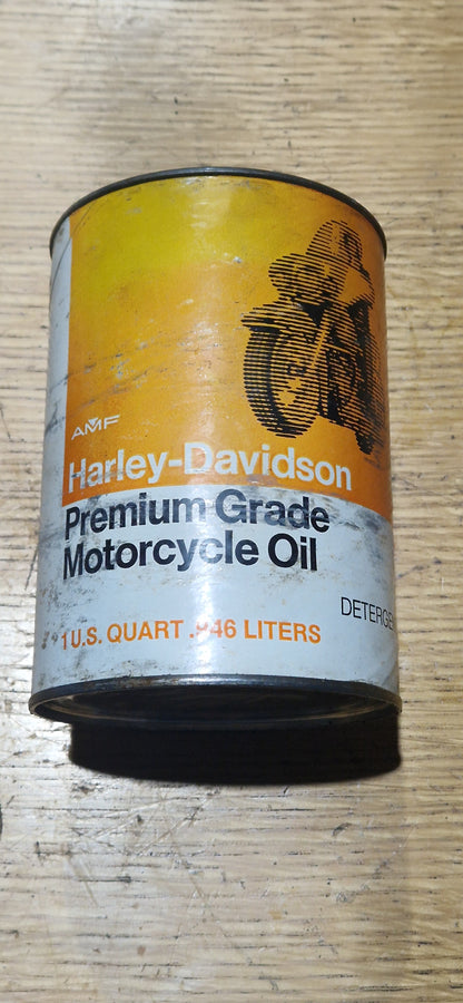 RARE VINTAGE 70'S HARLEY DAVIDSON OIL CAN SAE 60