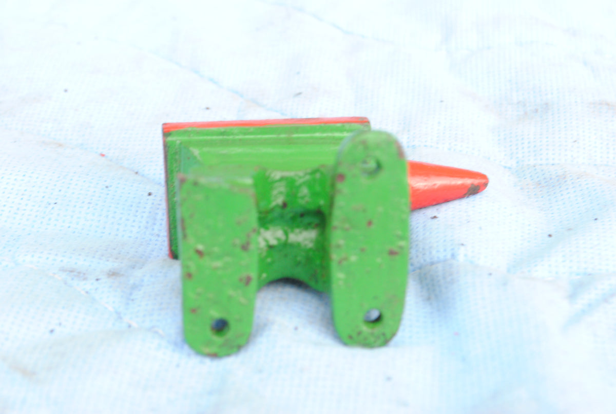 Red and Green mini Cast Iron Anvil