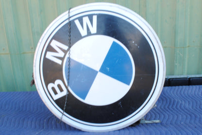 Large Genuine BMW Hanging double sided dealer light sign