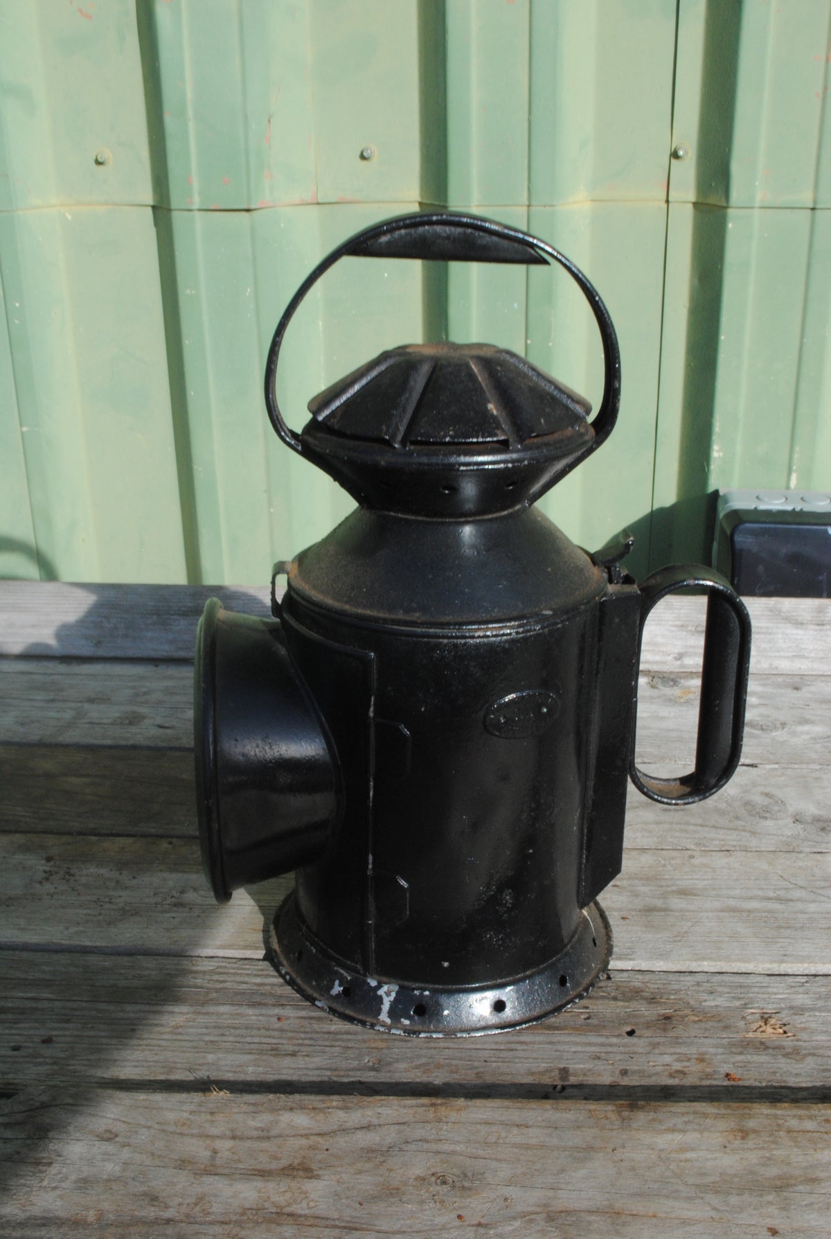 1917 C&M Railway signal lantern