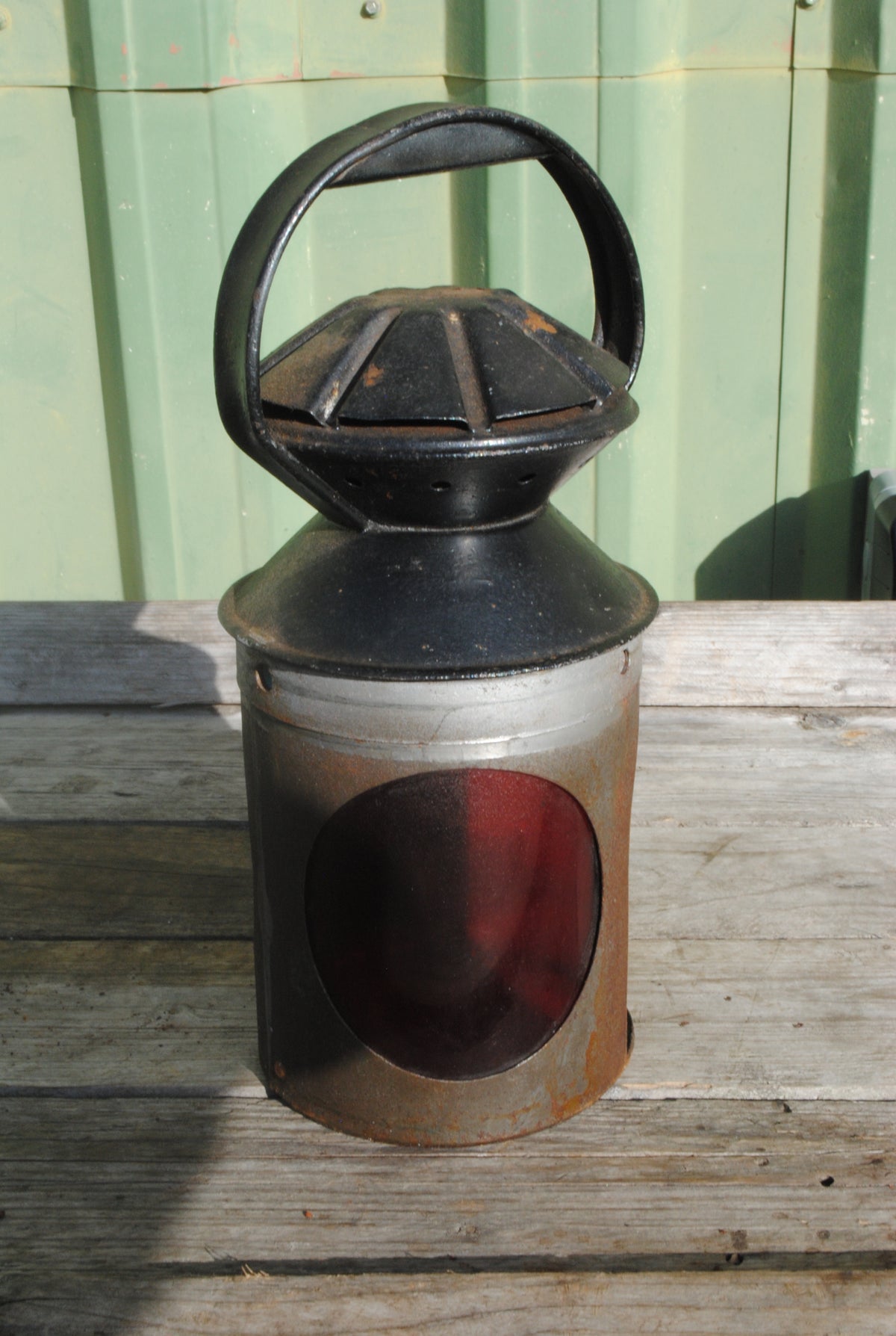 1917 C&M Railway signal lantern
