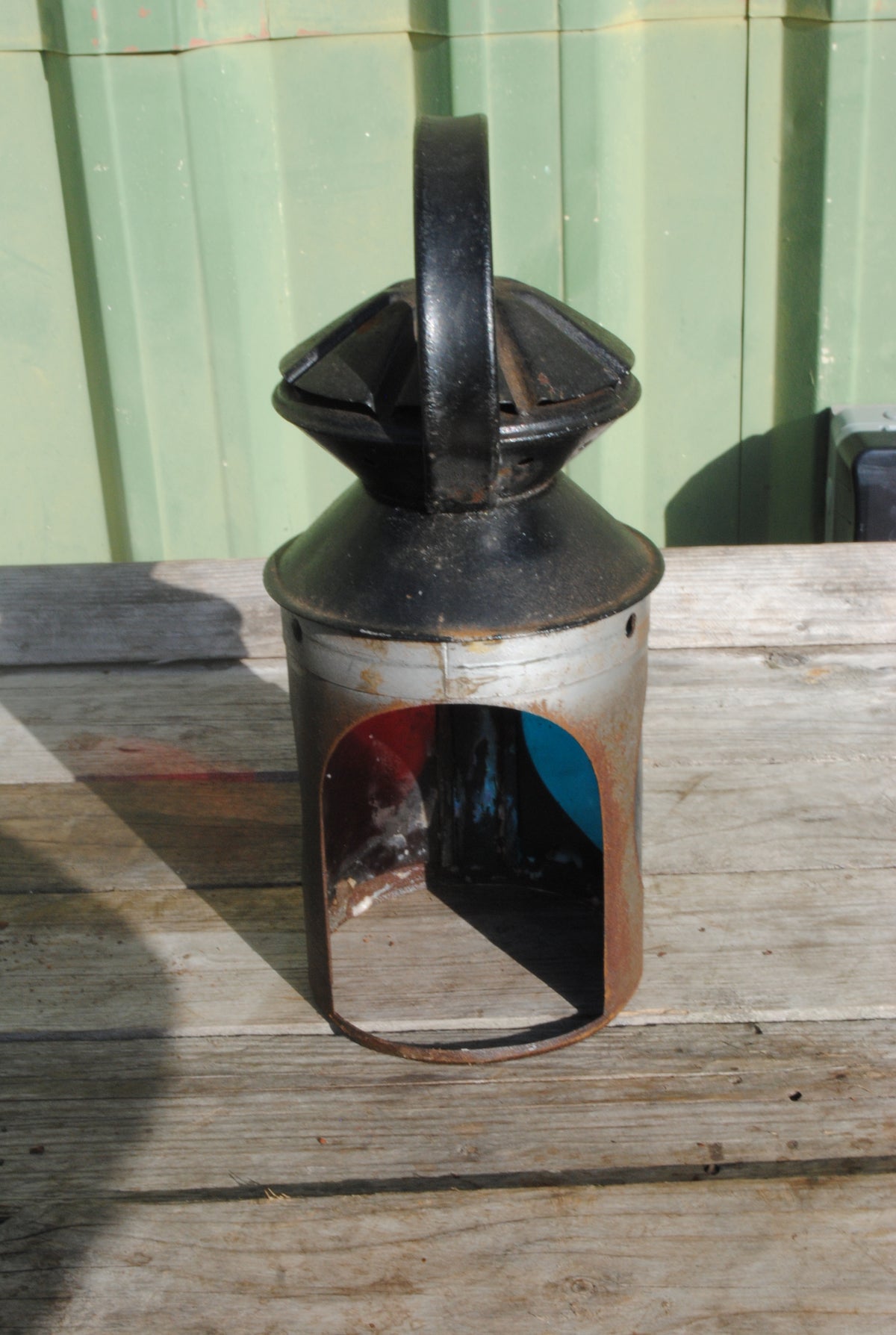1917 C&M Railway signal lantern