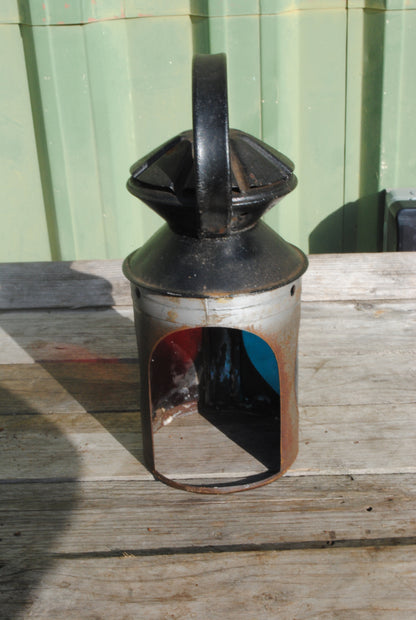 1917 C&M Railway signal lantern