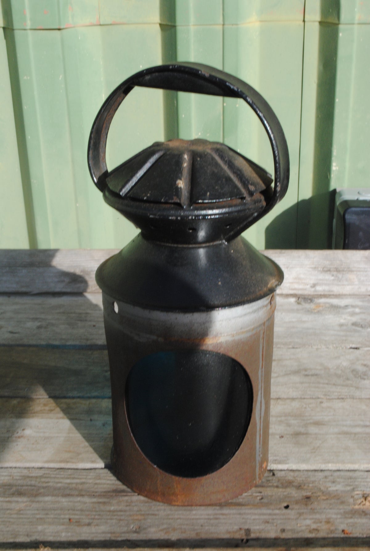 1917 C&M Railway signal lantern