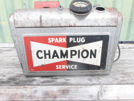 Champion vintage Spark Plug Service machine