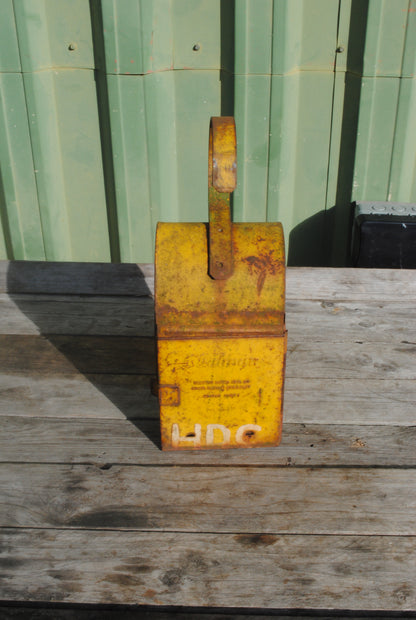 Vintage Chalwyn Yellow Metal Railway Lantern