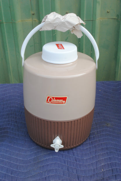 NOS Coleman 1970s brown water jug