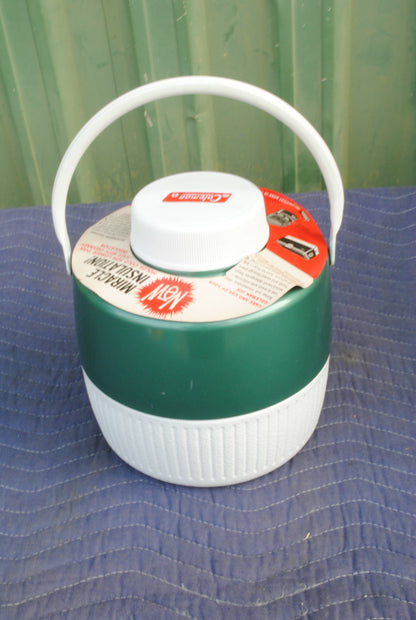 NOS Coleman 1970s green water jug