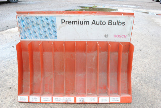 Bosch Premium auto bulbs stand