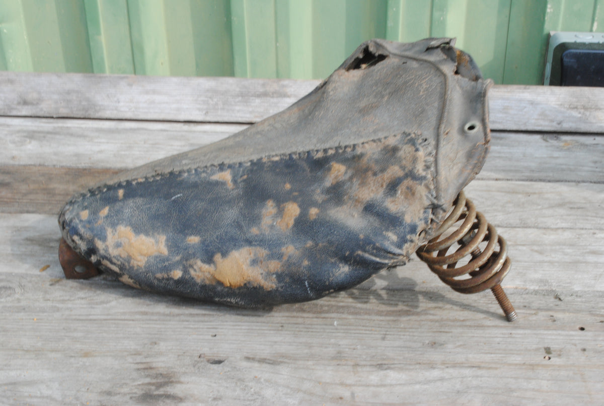 Authentic Vintage Bates Motorcycle saddle