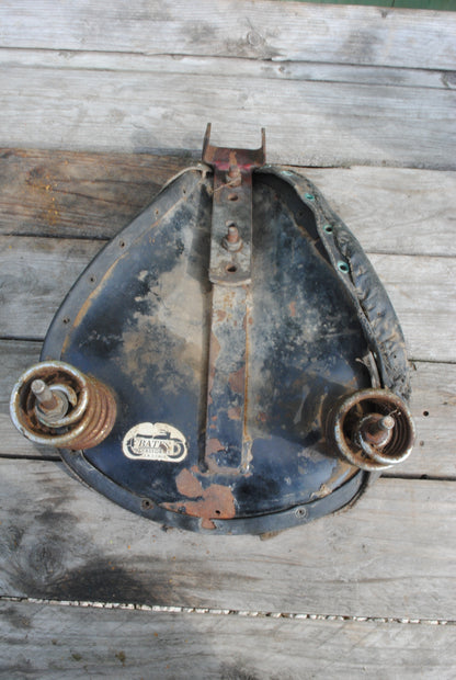Authentic Vintage Bates Motorcycle saddle