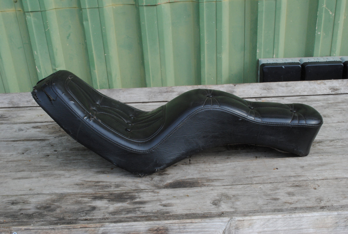 Vintage Authentic Drag Specialties King and Queen motorcycle seat