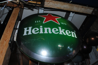 Genuine Heineken double sided light up bar sign