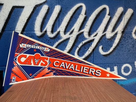 VINTAGE NBA CLEAVERLAND CAVALIERS FELT PENNANT