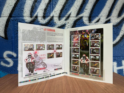VERY RARE TT 50 YEARS WITH YAMAHA LIMITED STAMP BOOKLET