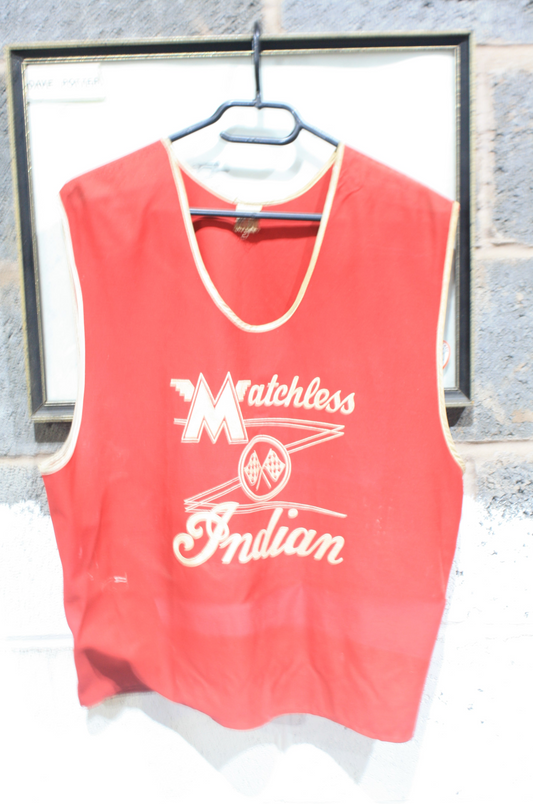 VINTAGE MATCHLESS INDIAN RED JERSEY