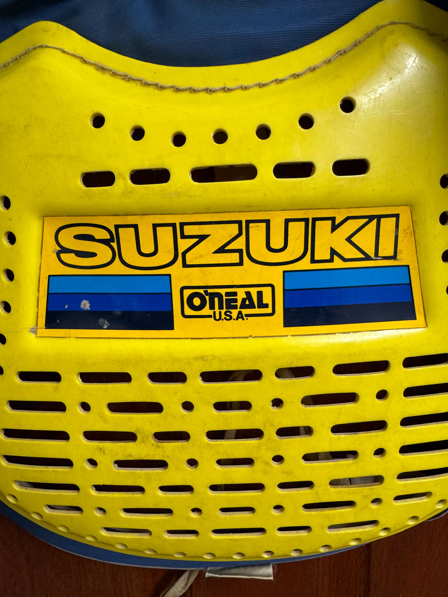 VINTAGE GENUINE O'NEAL USA SUZUKI MOTOCROSS ARMOR