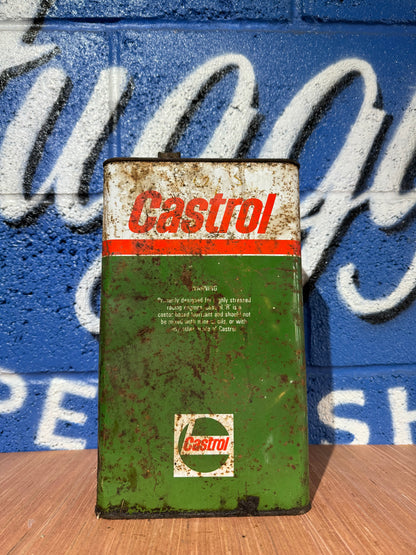 VINTAGE GENUINE CASTROL MOTOR OIL CAN